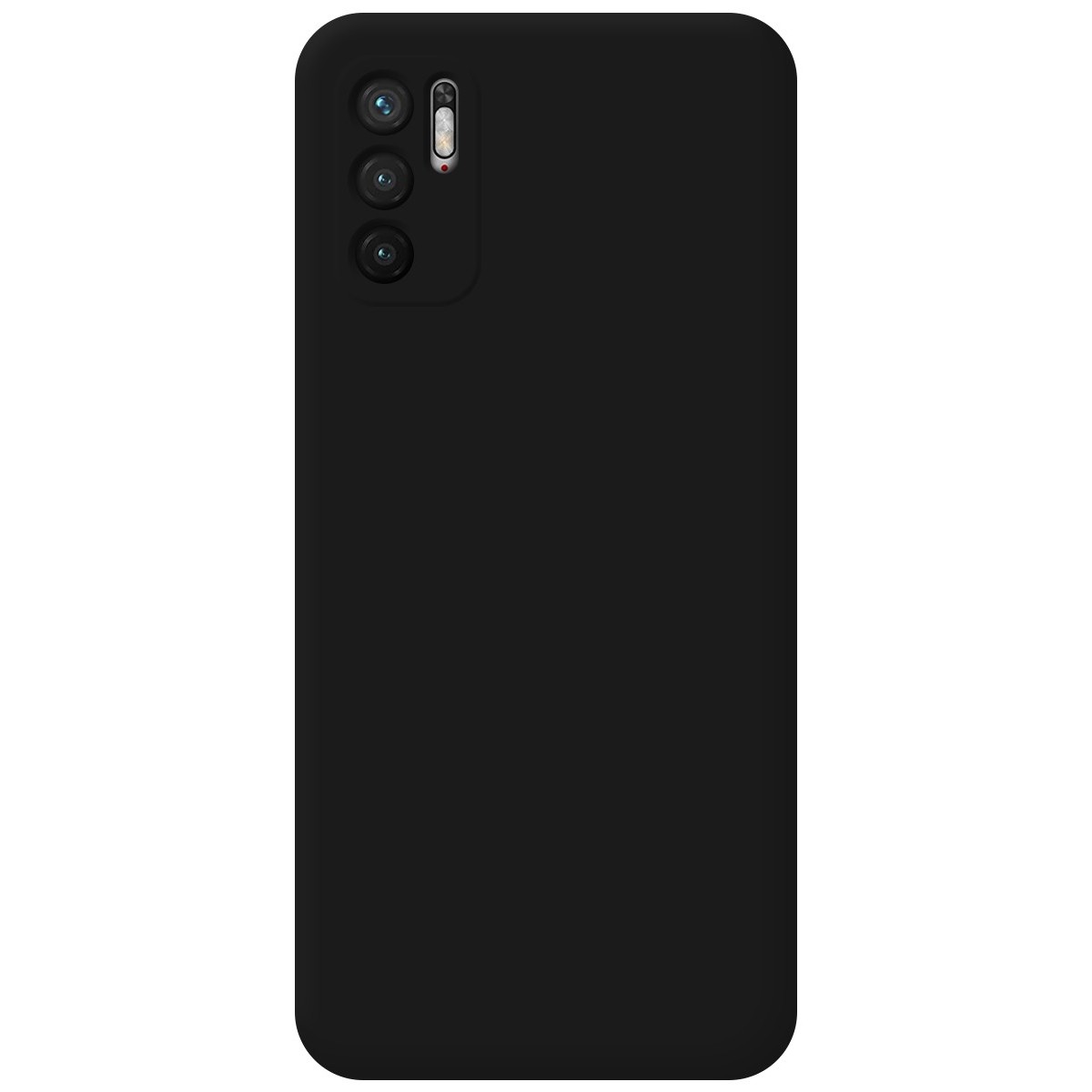 Funda Silicona Líquida Ultra Suave para Xiaomi Redmi Note 10 5G / POCO M3 PRO 5G color Negra