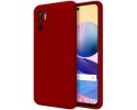 Funda Silicona Líquida Ultra Suave para Xiaomi Redmi Note 10 5G / POCO M3 PRO 5G color Roja