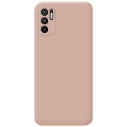 Funda Silicona Líquida Ultra Suave para Xiaomi Redmi Note 10 5G / POCO M3 PRO 5G color Rosa 2