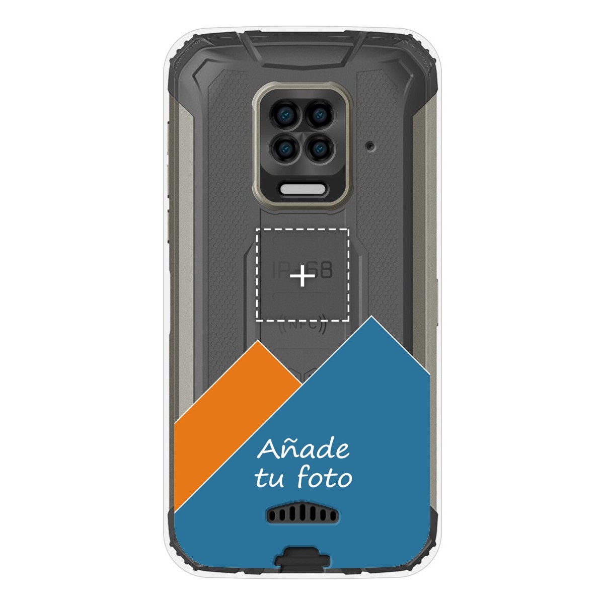 Personaliza tu Funda Gel Silicona Transparente con tu Fotografia para Doogee S59 Pro dibujo personalizada