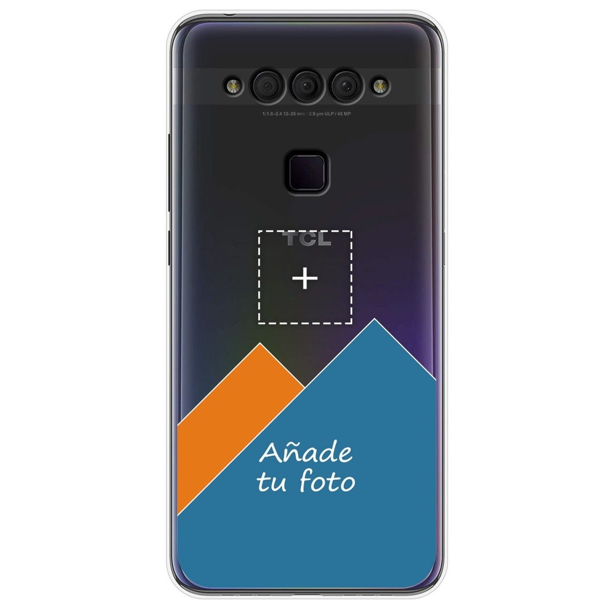 Personaliza tu Funda Gel Silicona Transparente con tu Fotografia para TCL Plex dibujo personalizada