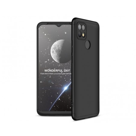 Funda Carcasa GKK 360 para Oppo A15 color Negra