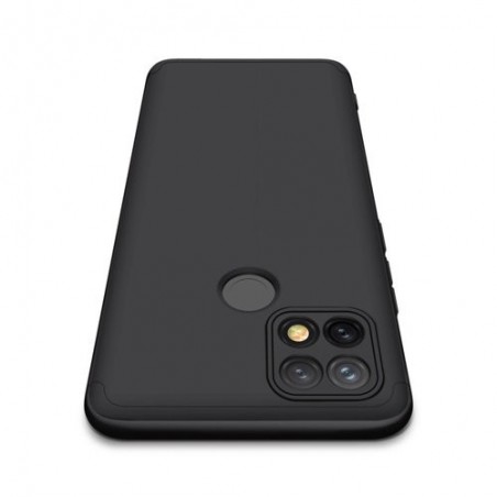 Funda Carcasa GKK 360 para Oppo A15 color Negra