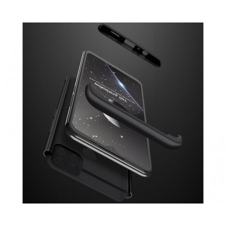 Funda Carcasa GKK 360 para Oppo A15 color Negra