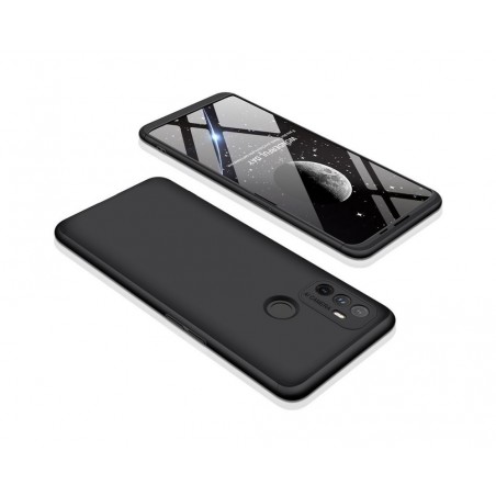Funda Carcasa GKK 360 para Oppo A53 / A53s color Negra