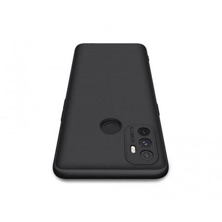 Funda Carcasa GKK 360 para Oppo A53 / A53s color Negra