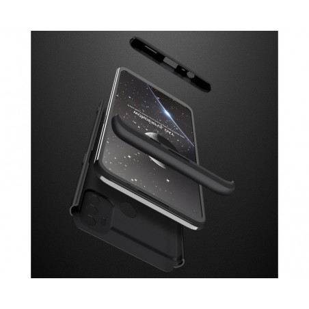 Funda Carcasa GKK 360 para Oppo A53 / A53s color Negra