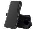 Funda Libro Soporte Magnética Eco Piel con Ventana para Xiaomi Redmi Note 9T 5G Negra