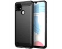 Funda Gel Tpu Tipo Carbon Negra para Realme C21