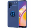 Funda Magnetica Soporte con Anillo Giratorio 360 para Oppo A94 5G Azul