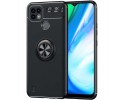 Funda Magnetica Soporte con Anillo Giratorio 360 para Realme C21 Negra