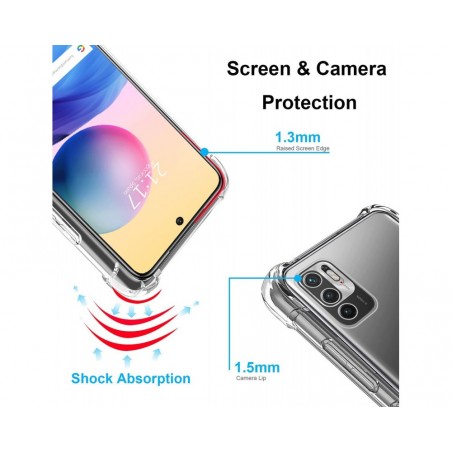 Funda Gel Tpu Antigolpes Transparente para Xiaomi Redmi Note 10 5G / POCO M3 Pro 5G