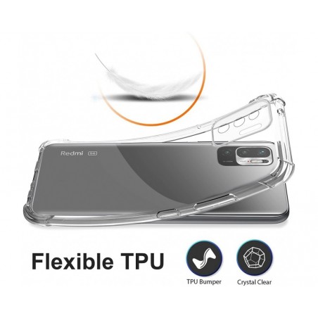 Funda Gel Tpu Antigolpes Transparente para Xiaomi Redmi Note 10 5G / POCO M3 Pro 5G