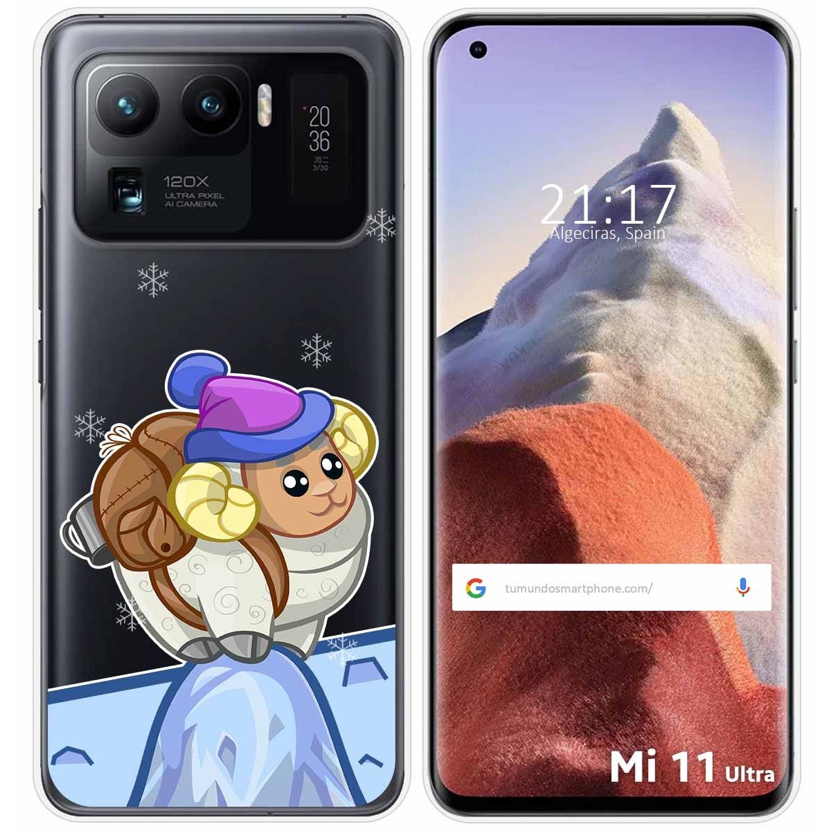Funda Gel Transparente para Xiaomi Mi 11 Ultra 5G diseño Cabra Dibujos
