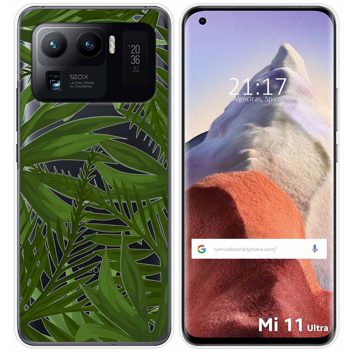 Funda Gel Transparente para Xiaomi Mi 11 Ultra 5G diseño Jungla Dibujos