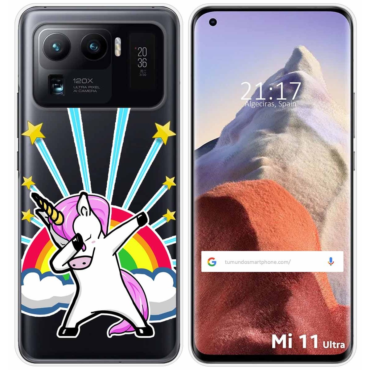 Funda Gel Transparente para Xiaomi Mi 11 Ultra 5G diseño Unicornio Dibujos