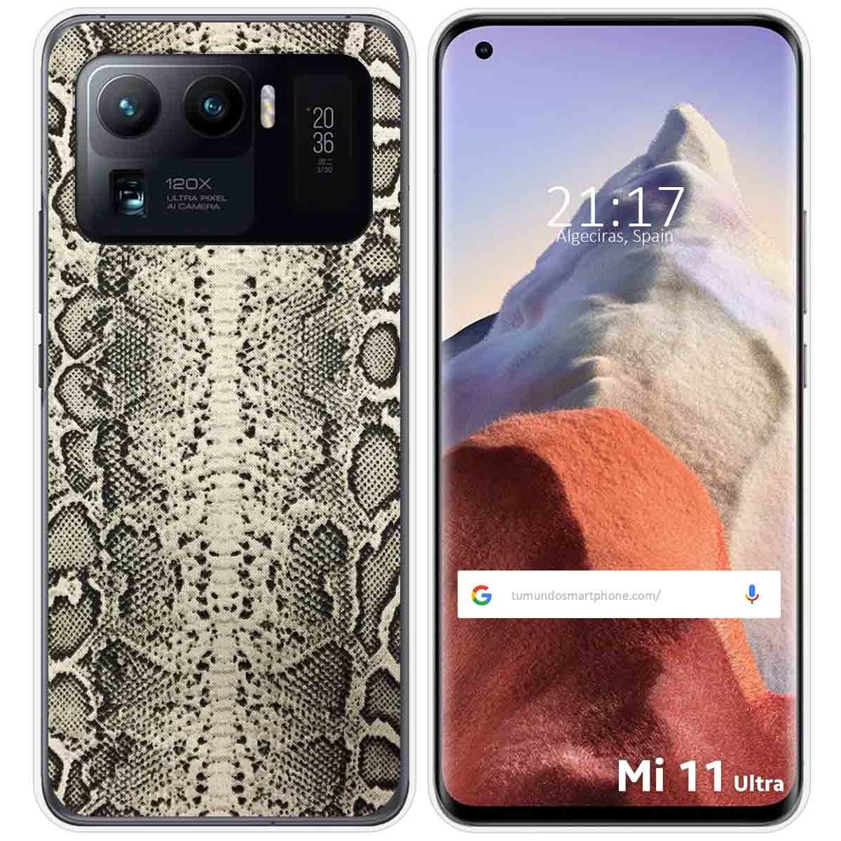 Funda Gel Tpu para Xiaomi Mi 11 Ultra 5G diseño Animal 01 Dibujos