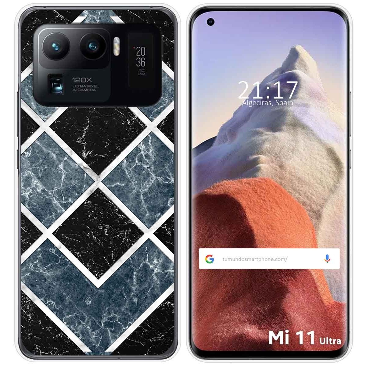 Funda Gel Tpu para Xiaomi Mi 11 Ultra 5G diseño Mármol 06 Dibujos