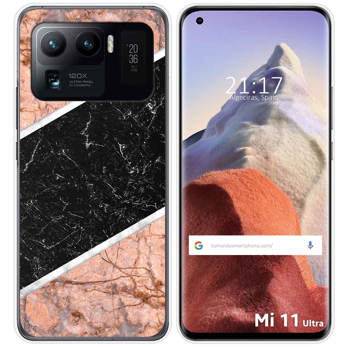 Funda Gel Tpu para Xiaomi Mi 11 Ultra 5G diseño Mármol 07 Dibujos