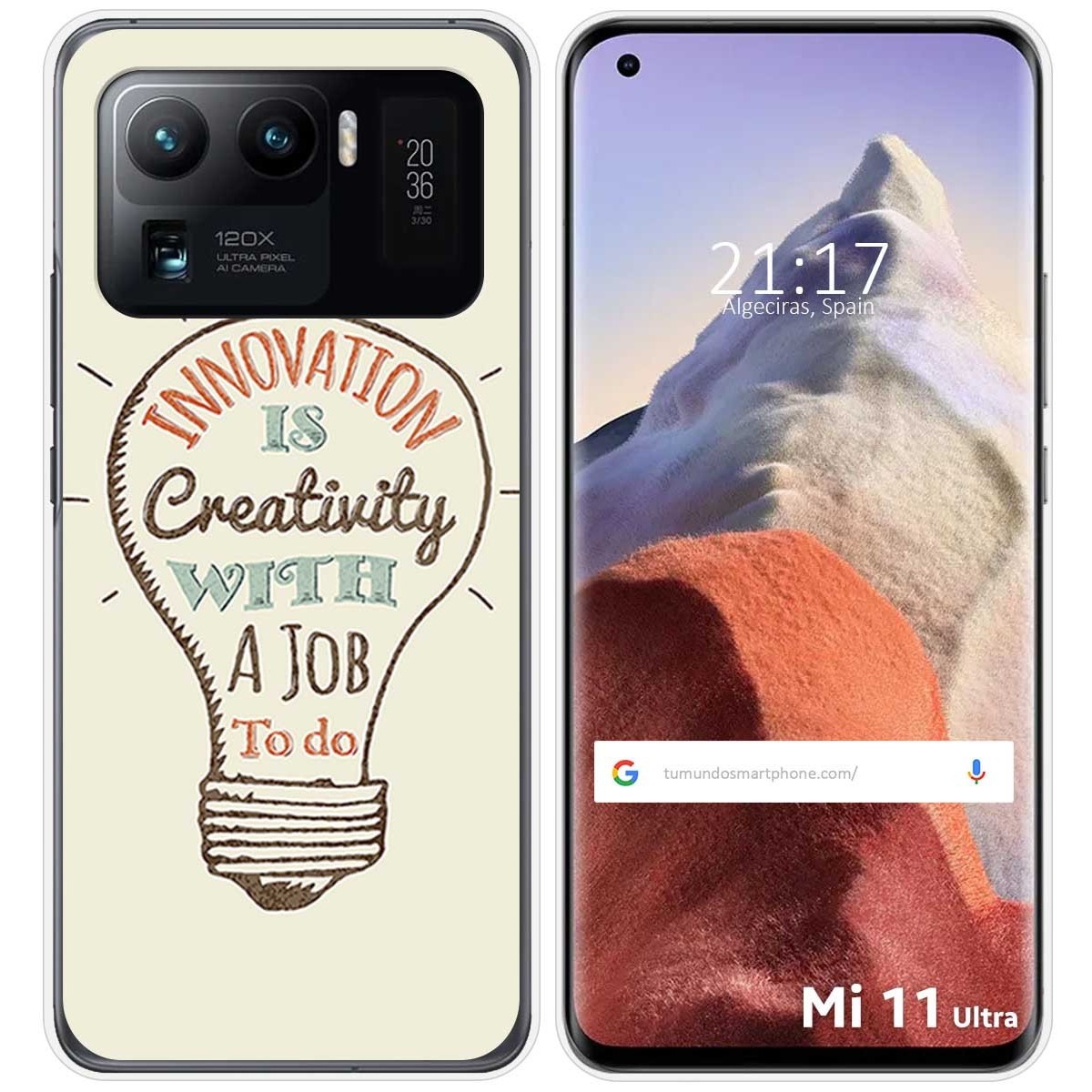 Funda Gel Tpu para Xiaomi Mi 11 Ultra 5G diseño Creativity Dibujos