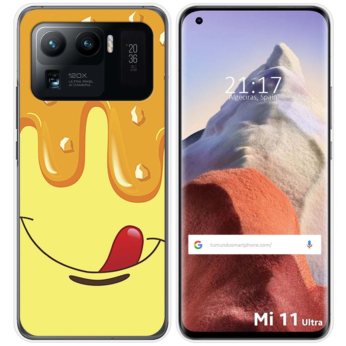 Funda Gel Tpu para Xiaomi Mi 11 Ultra 5G diseño Helado Vainilla Dibujos