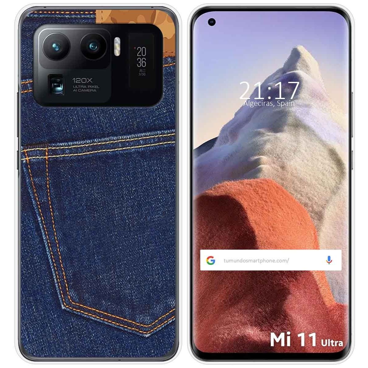 Funda Gel Tpu para Xiaomi Mi 11 Ultra 5G diseño Vaquero Dibujos