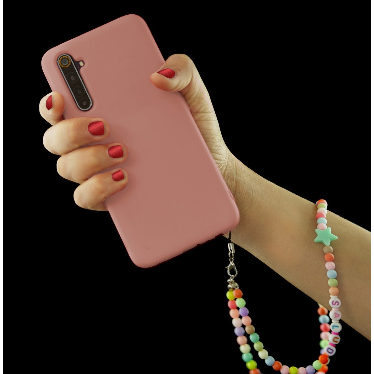 Pulsera de Cuentas Modelo 06 para Teléfono Móvil con Abalorios Multicolor