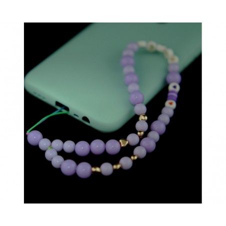 Pulsera de Cuentas Modelo 07 para Teléfono Móvil con Abalorios Multicolor