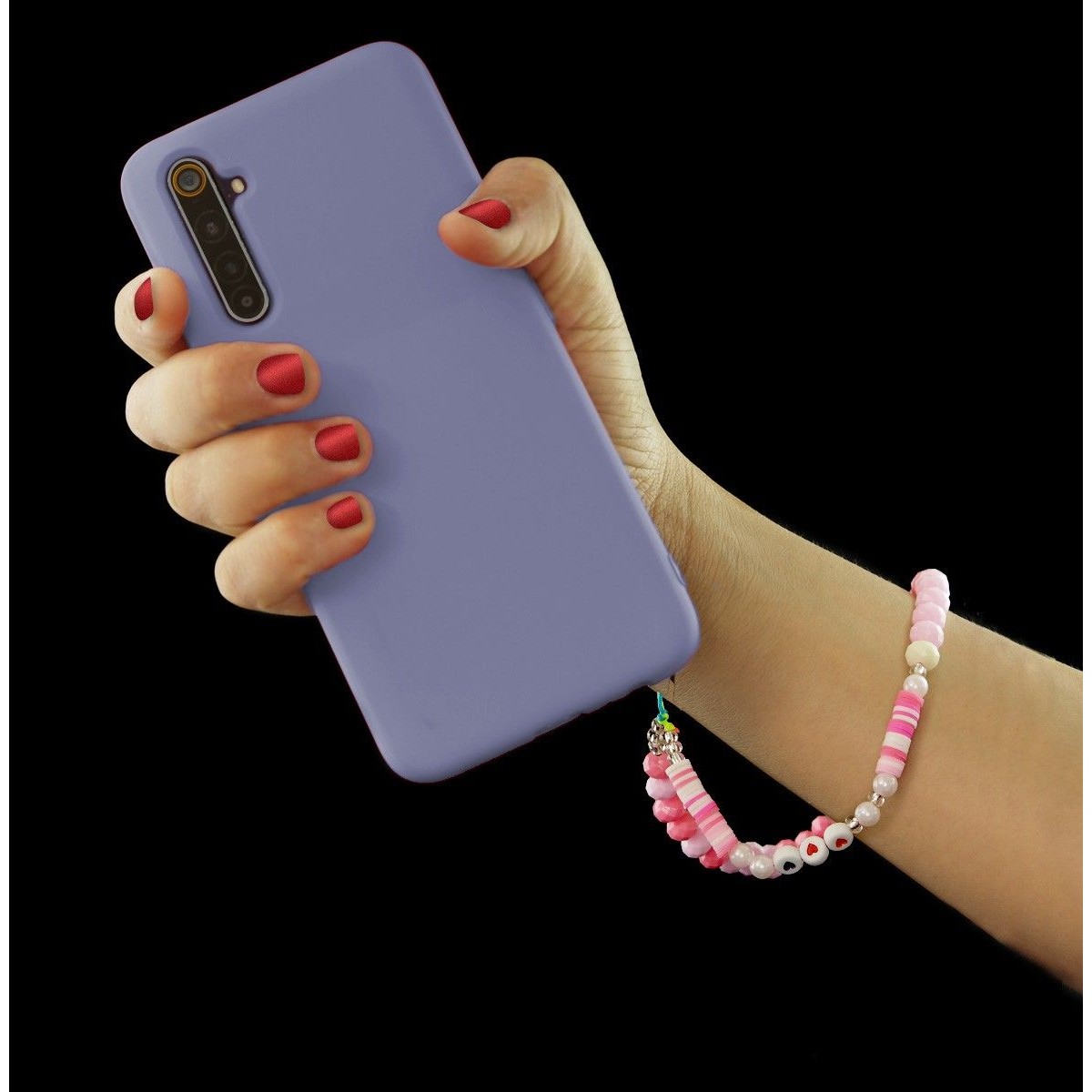 Pulsera de Cuentas Modelo 08 para Teléfono Móvil con Abalorios Multicolor