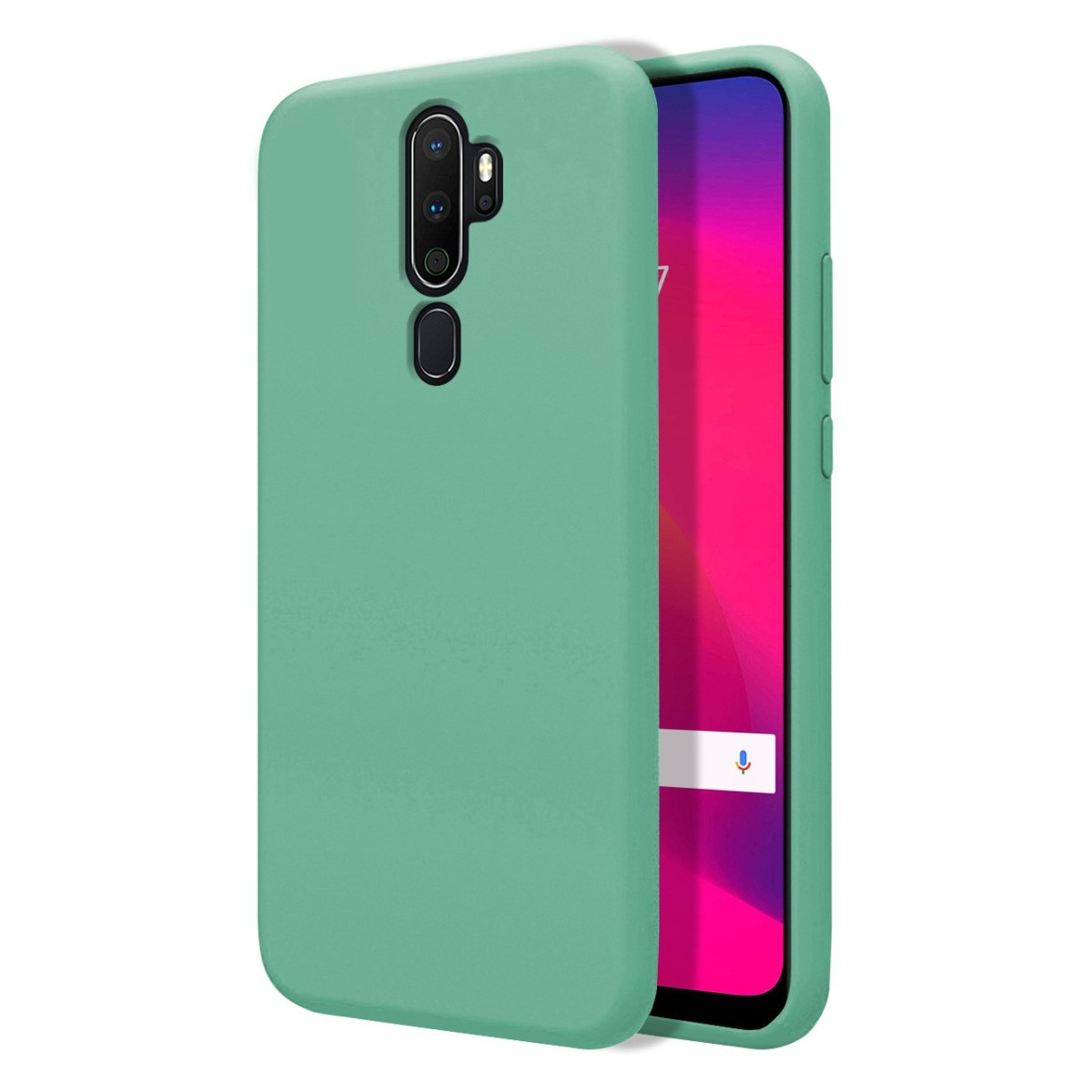 Funda Silicona Líquida Ultra Suave para Oppo A5 2020 / A9 2020 color Verde