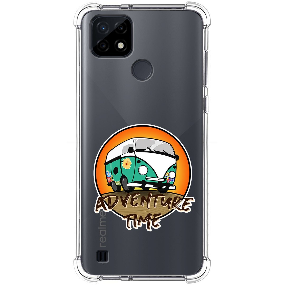 Funda Silicona Antigolpes para Realme C21 diseño Adventure Time Dibujos