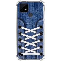 Funda Silicona Antigolpes para Realme C21 diseño Zapatillas 01 Dibujos