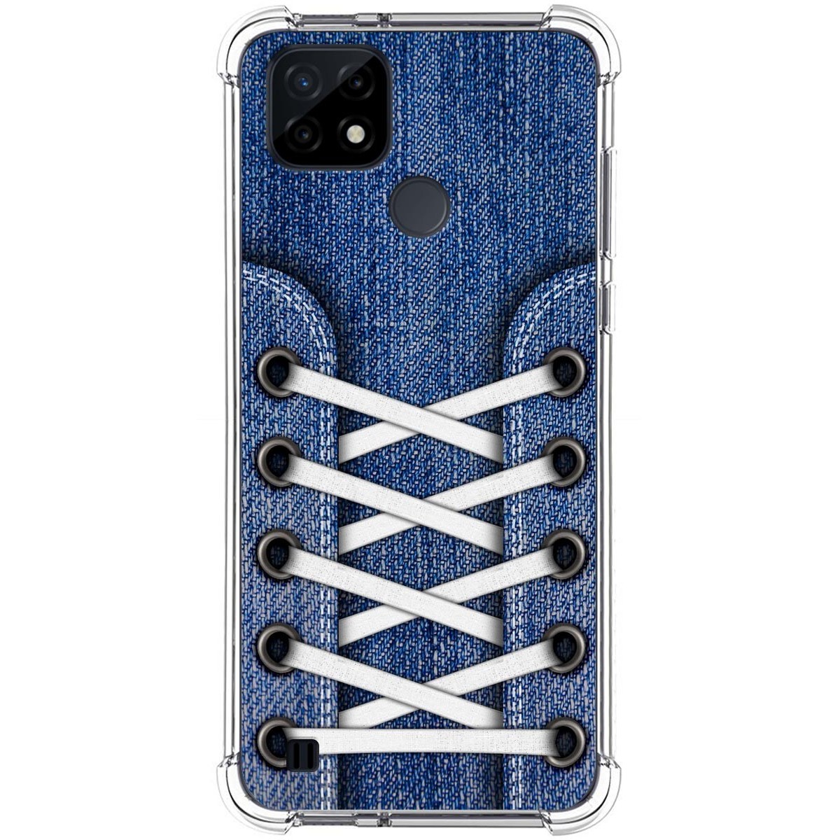 Funda Silicona Antigolpes para Realme C21 diseño Zapatillas 01 Dibujos