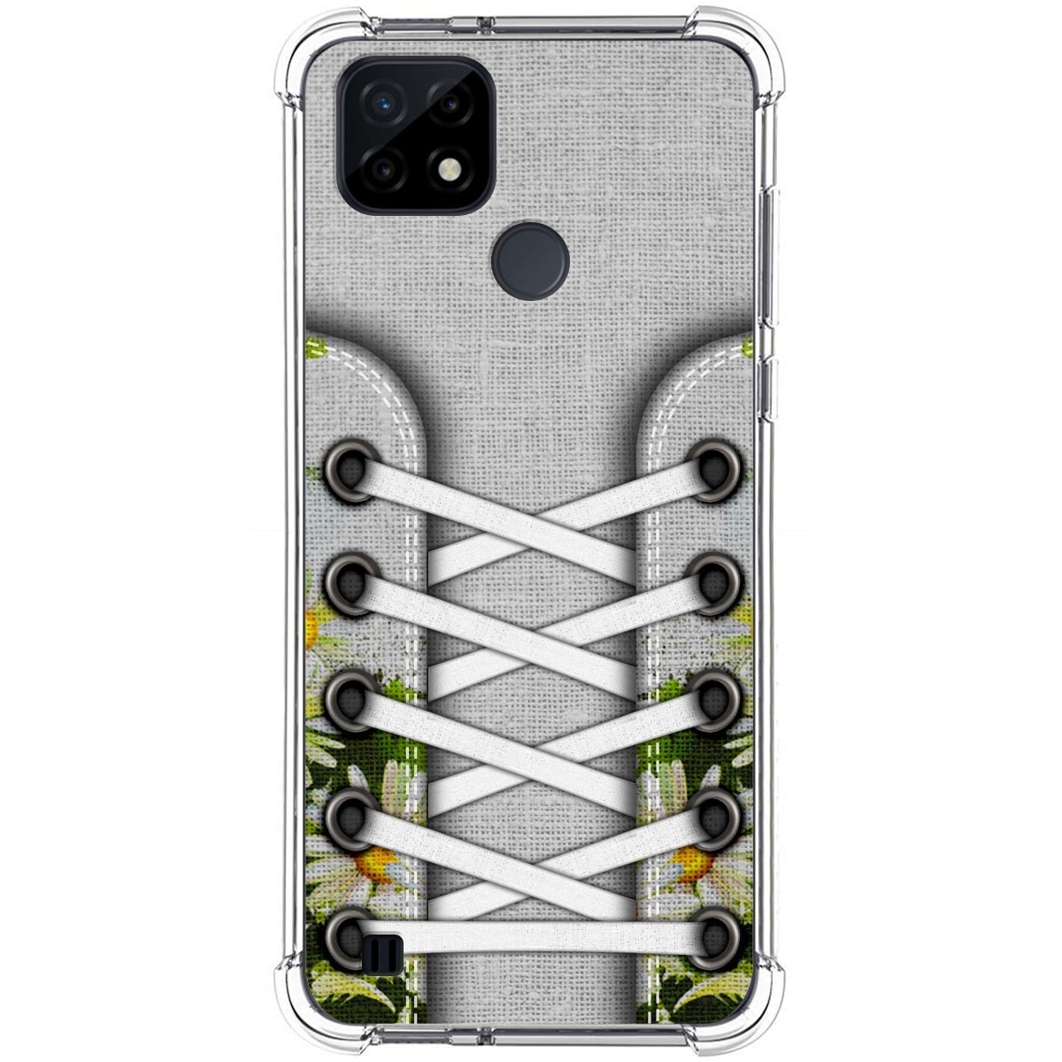 Funda Silicona Antigolpes para Realme C21 diseño Zapatillas 08 Dibujos