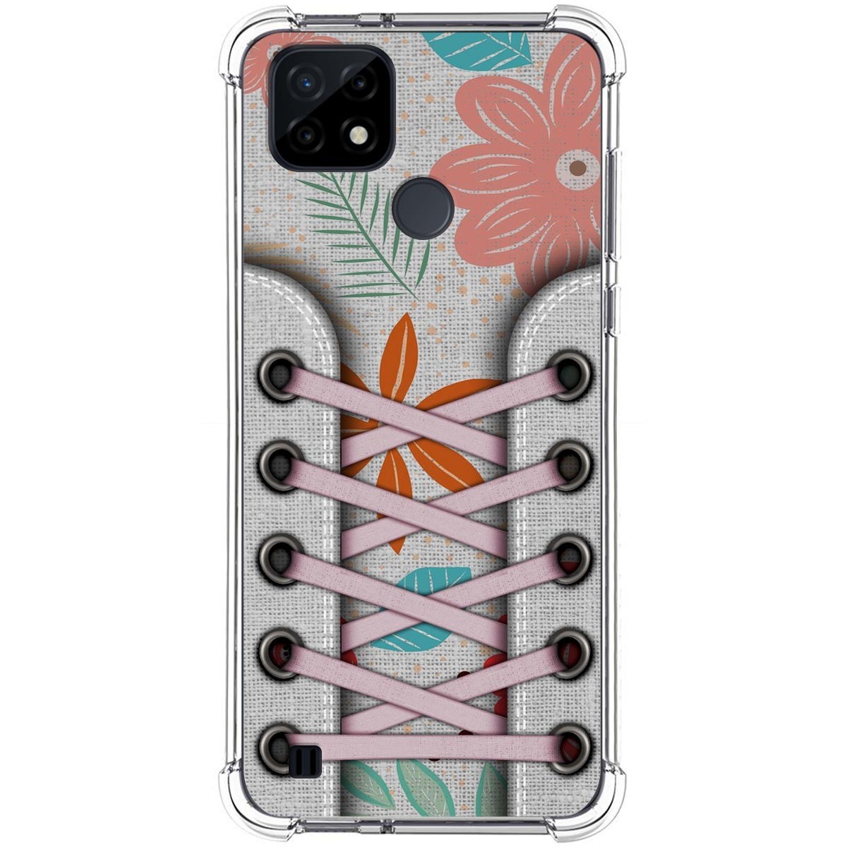 Funda Silicona Antigolpes para Realme C21 diseño Zapatillas 09 Dibujos