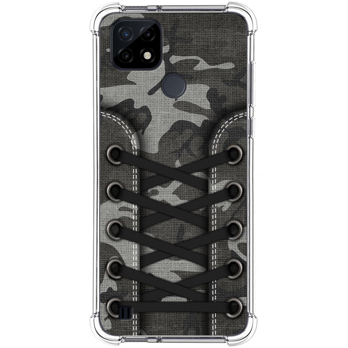 Funda Silicona Antigolpes para Realme C21 diseño Zapatillas 15 Dibujos