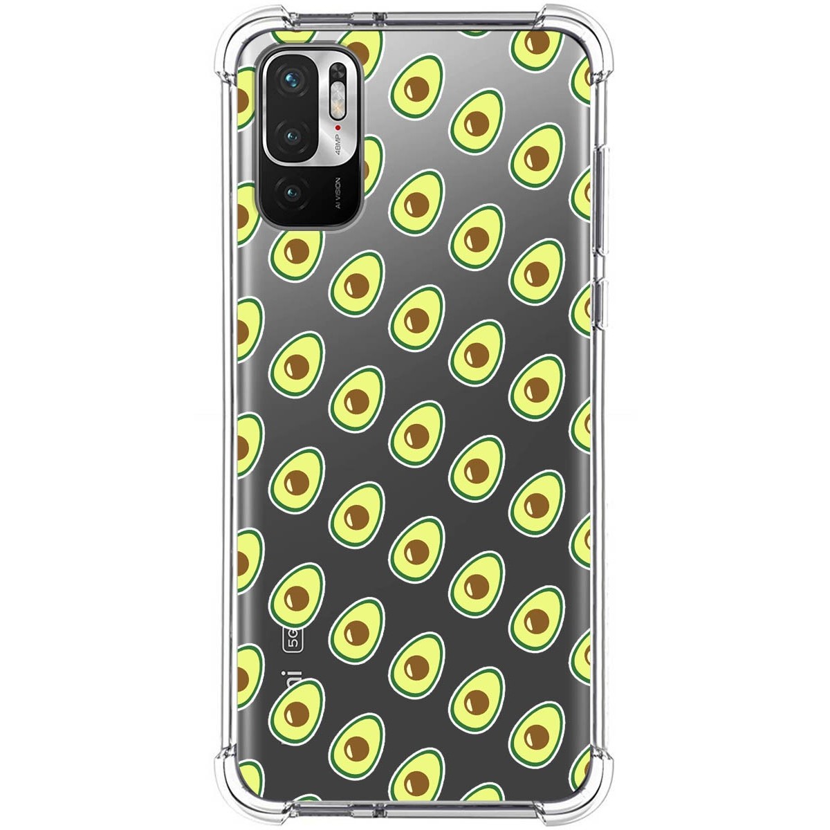 Funda Silicona Antigolpes para Xiaomi Redmi Note 10 5G / POCO M3 Pro 5G diseño Aguacate Dibujos