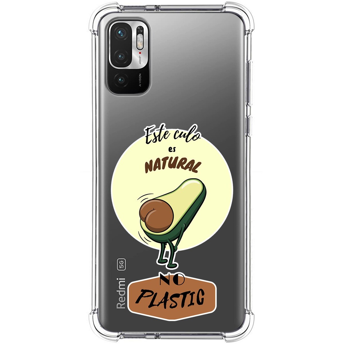 Funda Silicona Antigolpes para Xiaomi Redmi Note 10 5G / POCO M3 Pro 5G diseño Culo Natural Dibujos