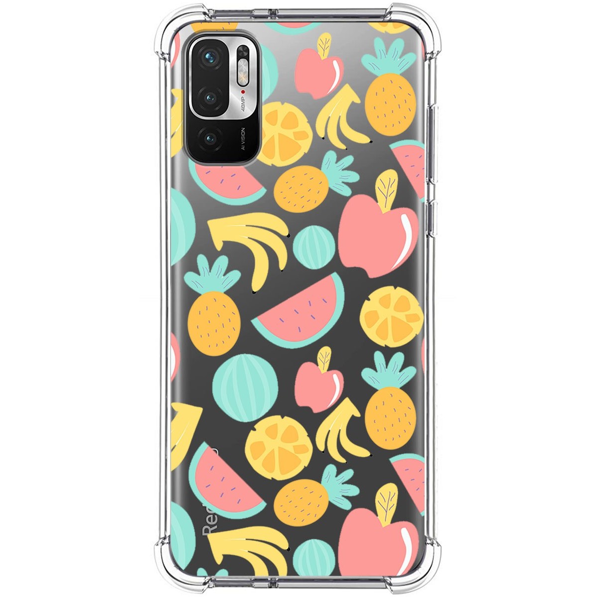 Funda Silicona Antigolpes para Xiaomi Redmi Note 10 5G / POCO M3 Pro 5G diseño Frutas 02 Dibujos