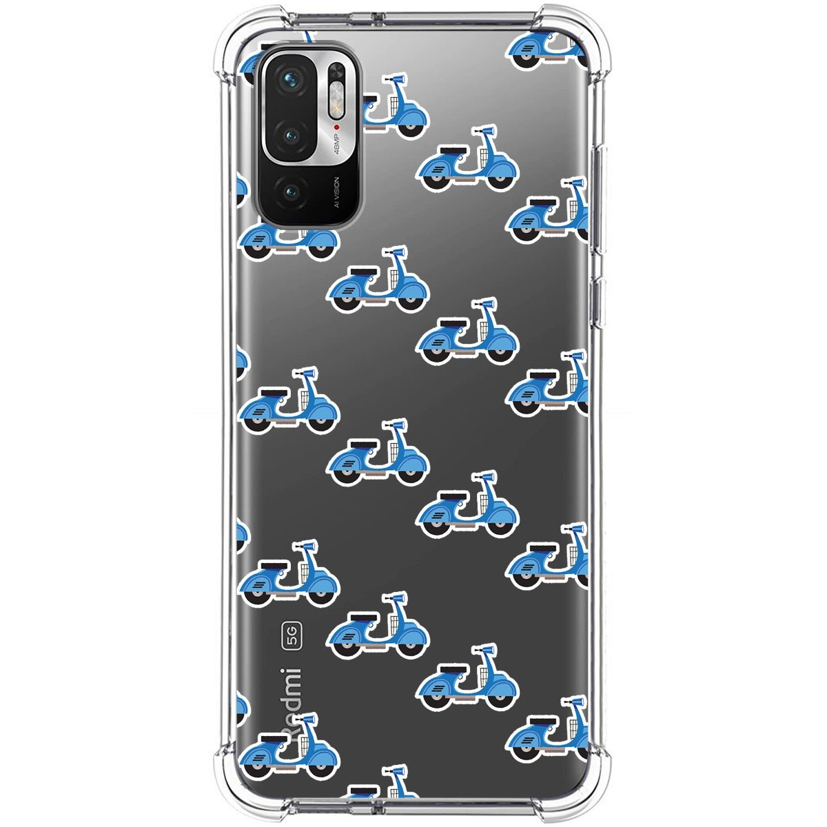 Funda Silicona Antigolpes para Xiaomi Redmi Note 10 5G / POCO M3 Pro 5G diseño Scooter Dibujos