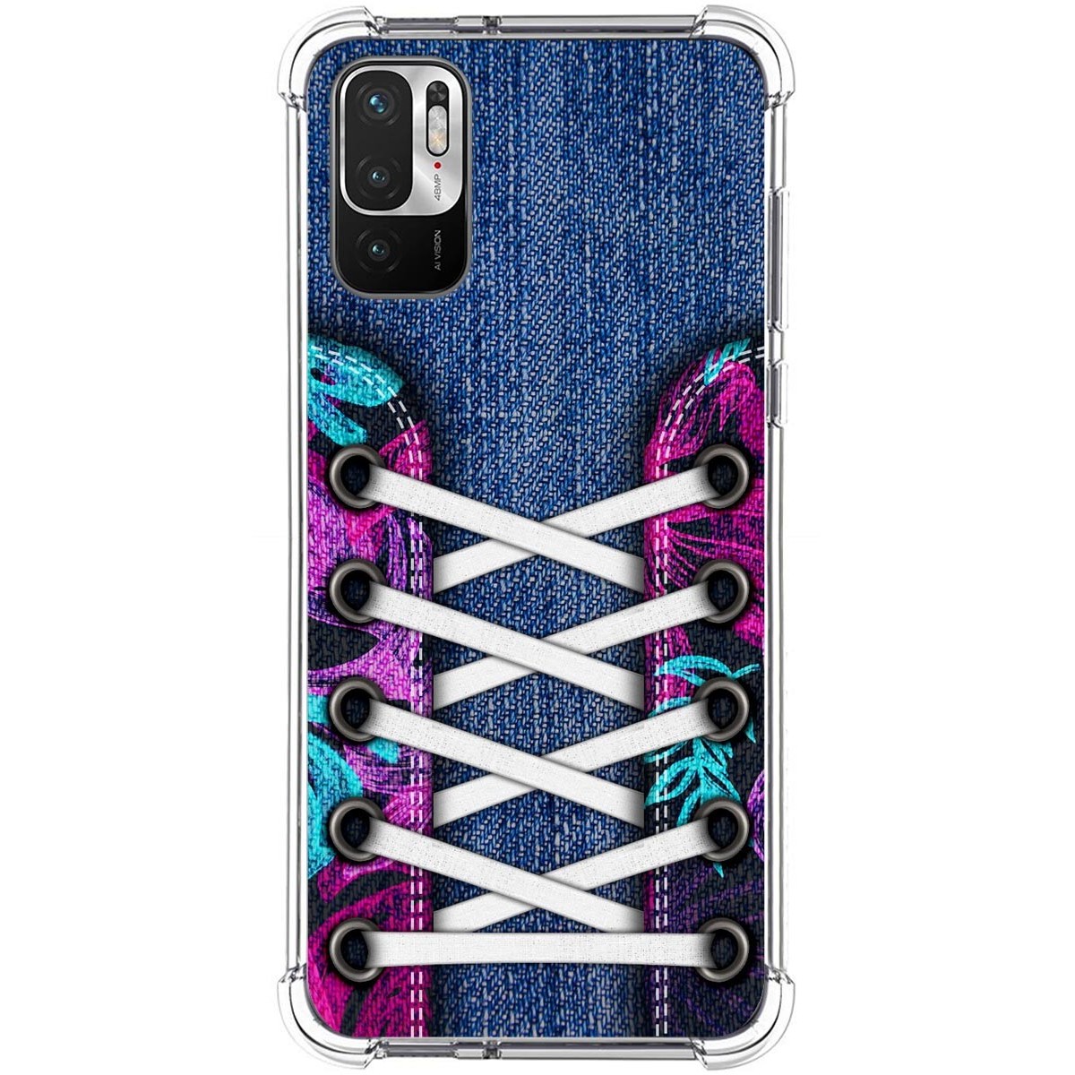 Funda Silicona Antigolpes para Xiaomi Redmi Note 10 5G / POCO M3 Pro 5G diseño Zapatillas 06 Dibujos