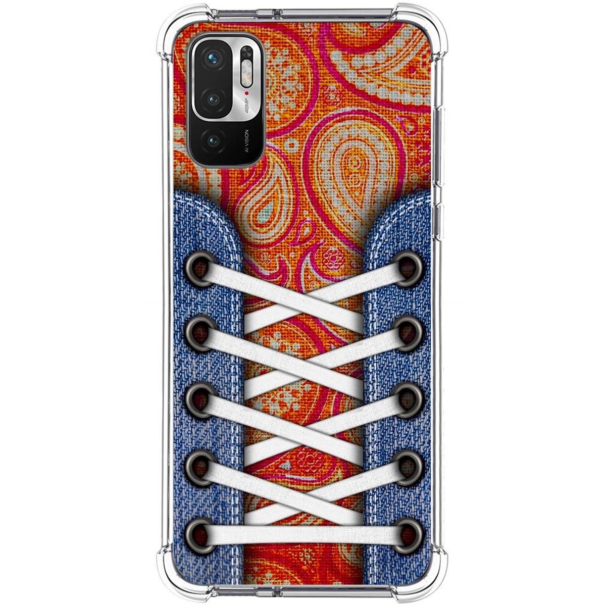 Funda Silicona Antigolpes para Xiaomi Redmi Note 10 5G / POCO M3 Pro 5G diseño Zapatillas 10 Dibujos
