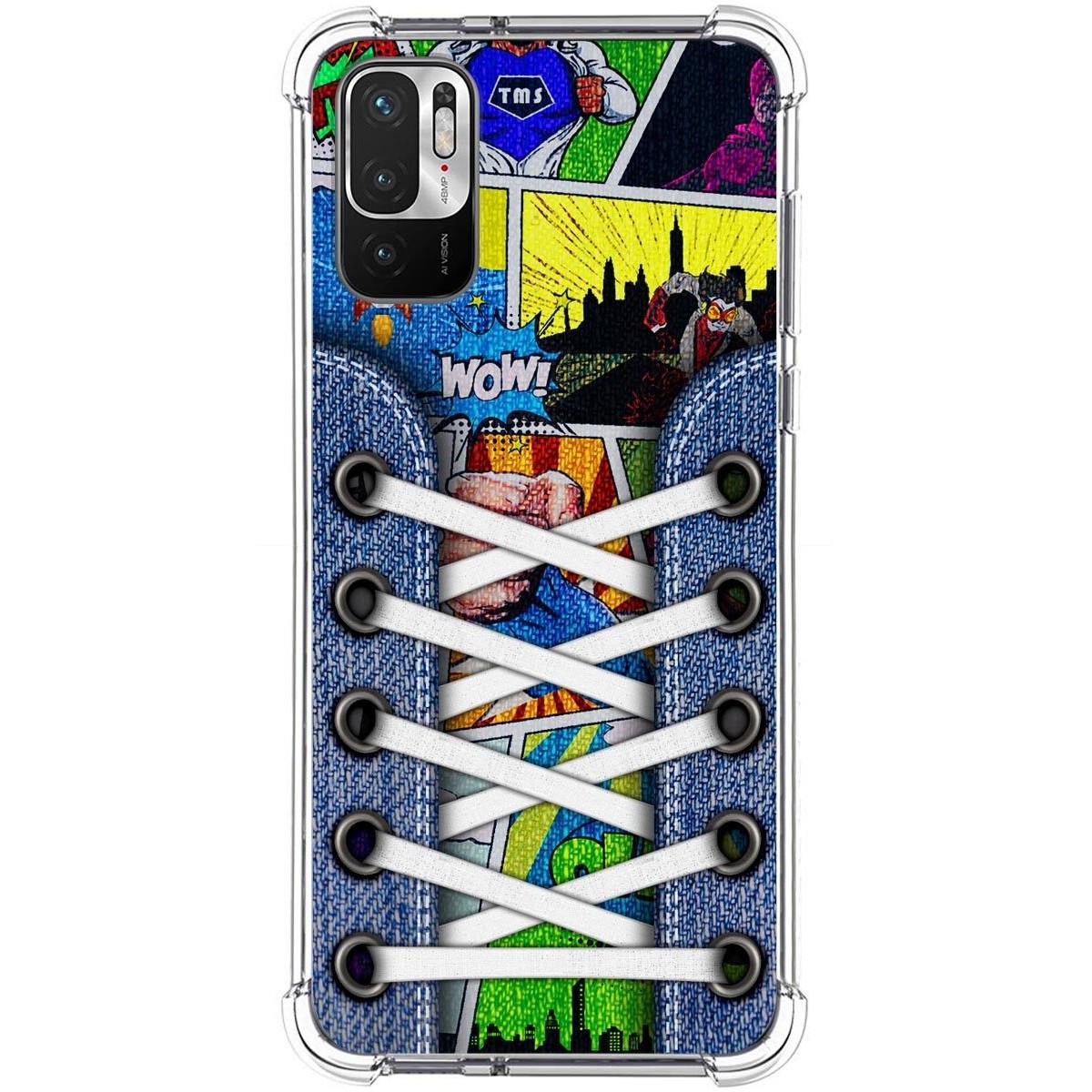 Funda Silicona Antigolpes para Xiaomi Redmi Note 10 5G / POCO M3 Pro 5G diseño Zapatillas 14 Dibujos