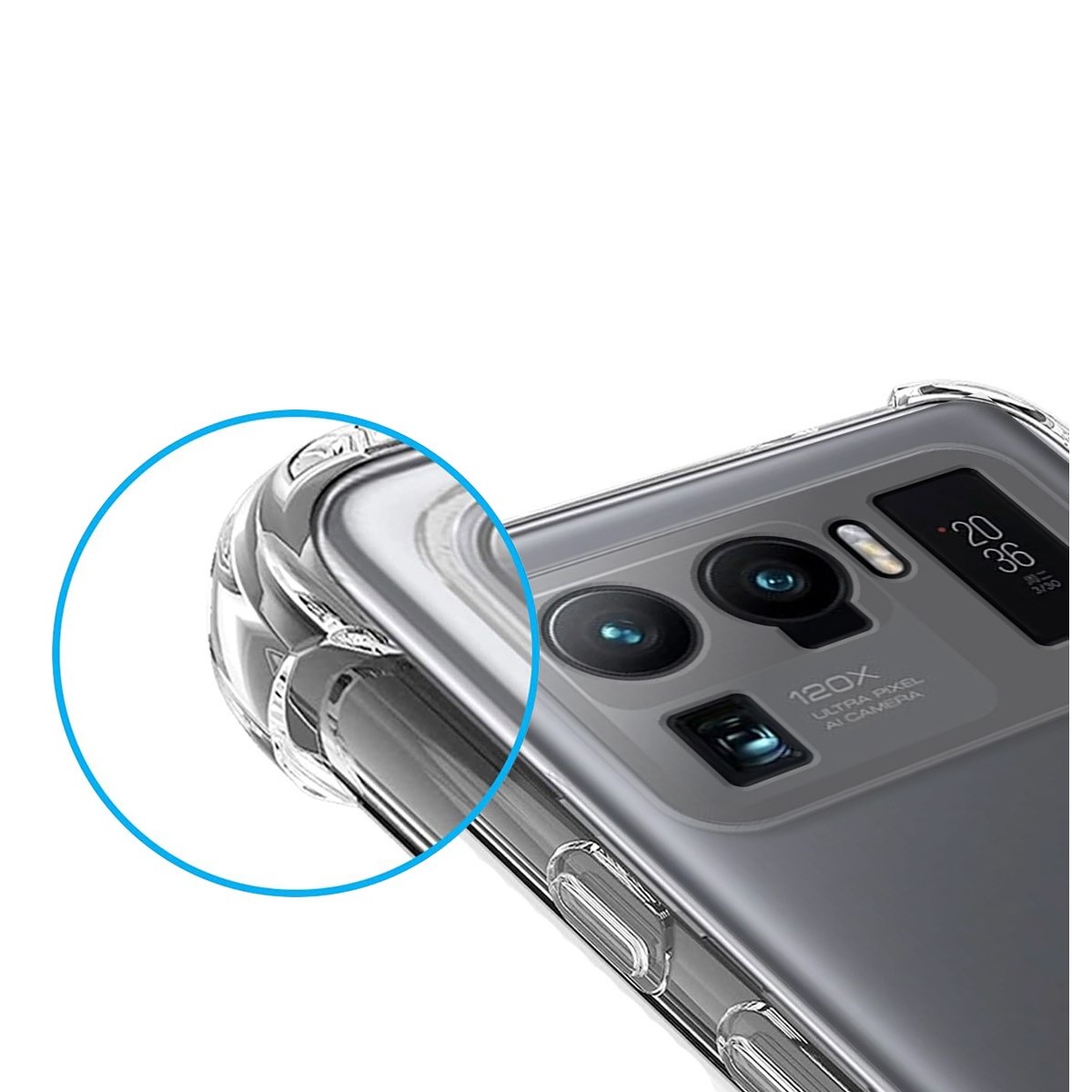 Funda Gel Tpu Antigolpes Transparente para Xiaomi Mi 11 Ultra 5G