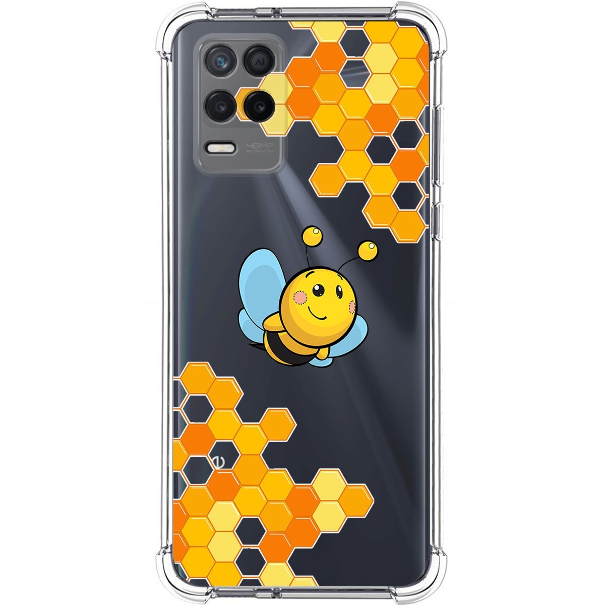 Funda Silicona Antigolpes para Realme 8 5G / Narzo 30 5G diseño Abeja Dibujos