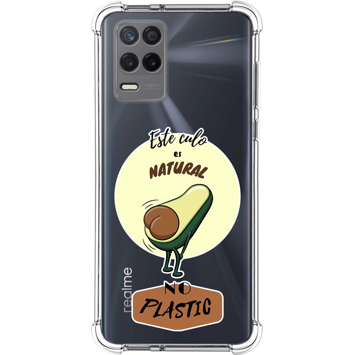 Funda Silicona Antigolpes para Realme 8 5G / Narzo 30 5G diseño Culo Natural Dibujos