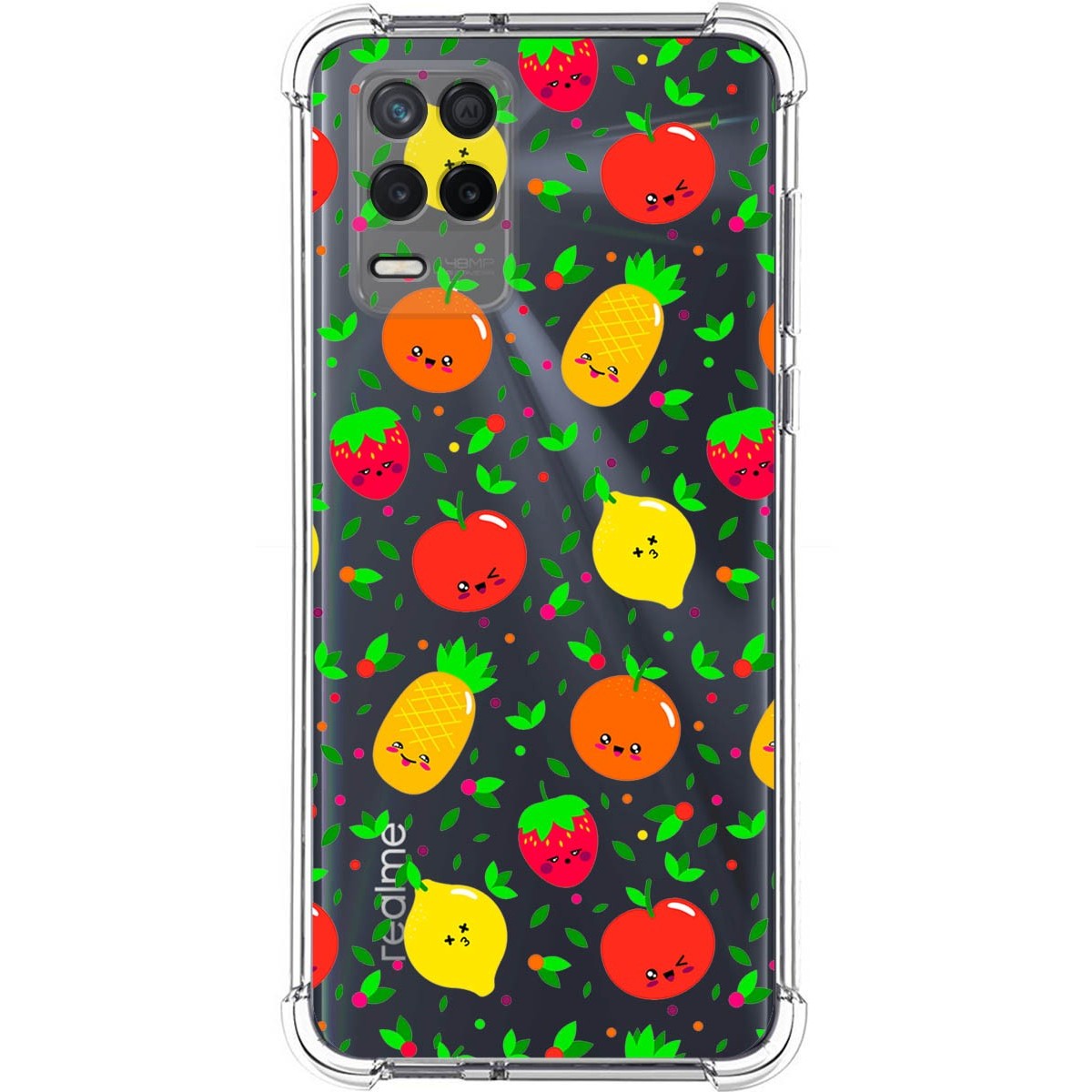 Funda Silicona Antigolpes para Realme 8 5G / Narzo 30 5G diseño Frutas 01 Dibujos