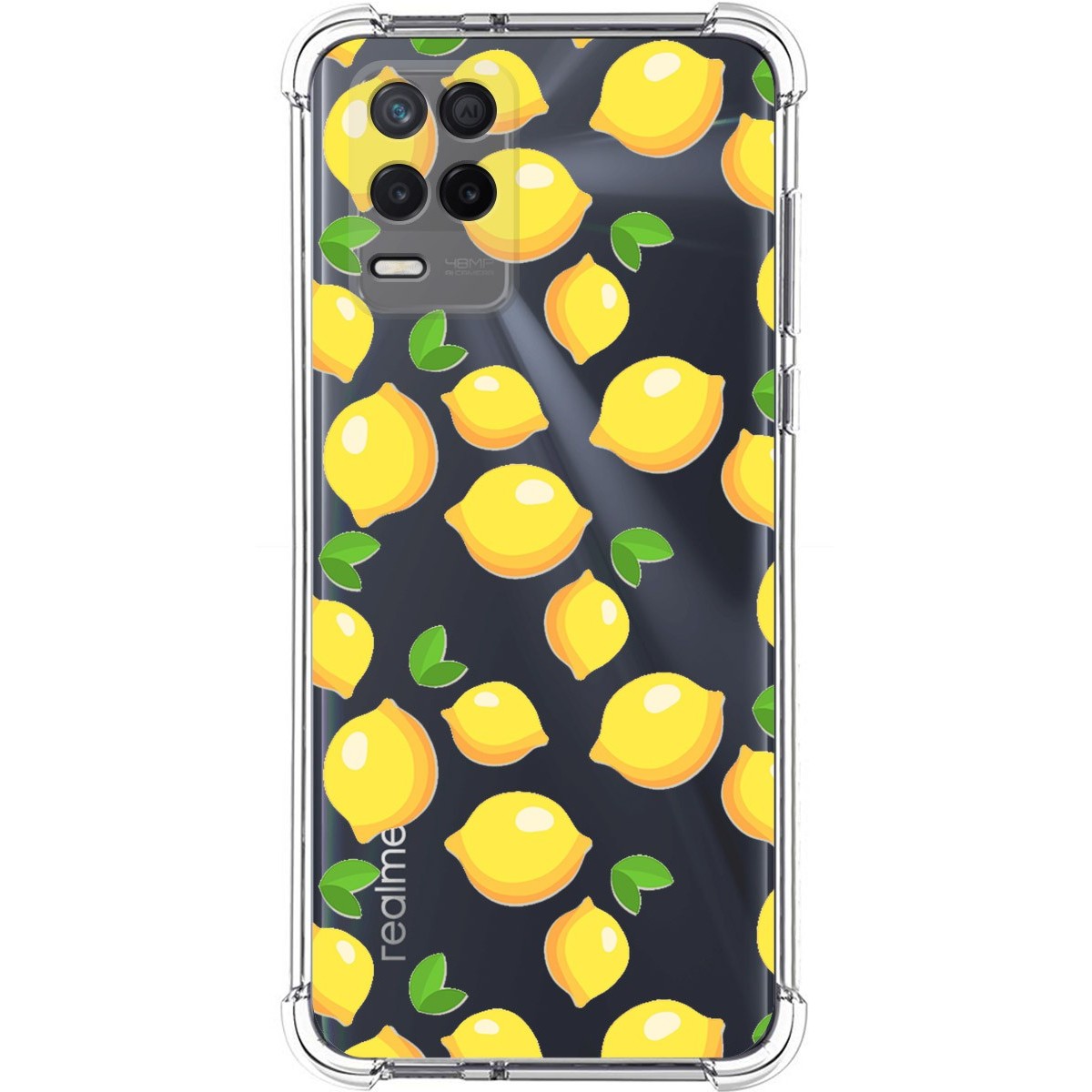Funda Silicona Antigolpes para Realme 8 5G / Narzo 30 5G diseño Limones Dibujos