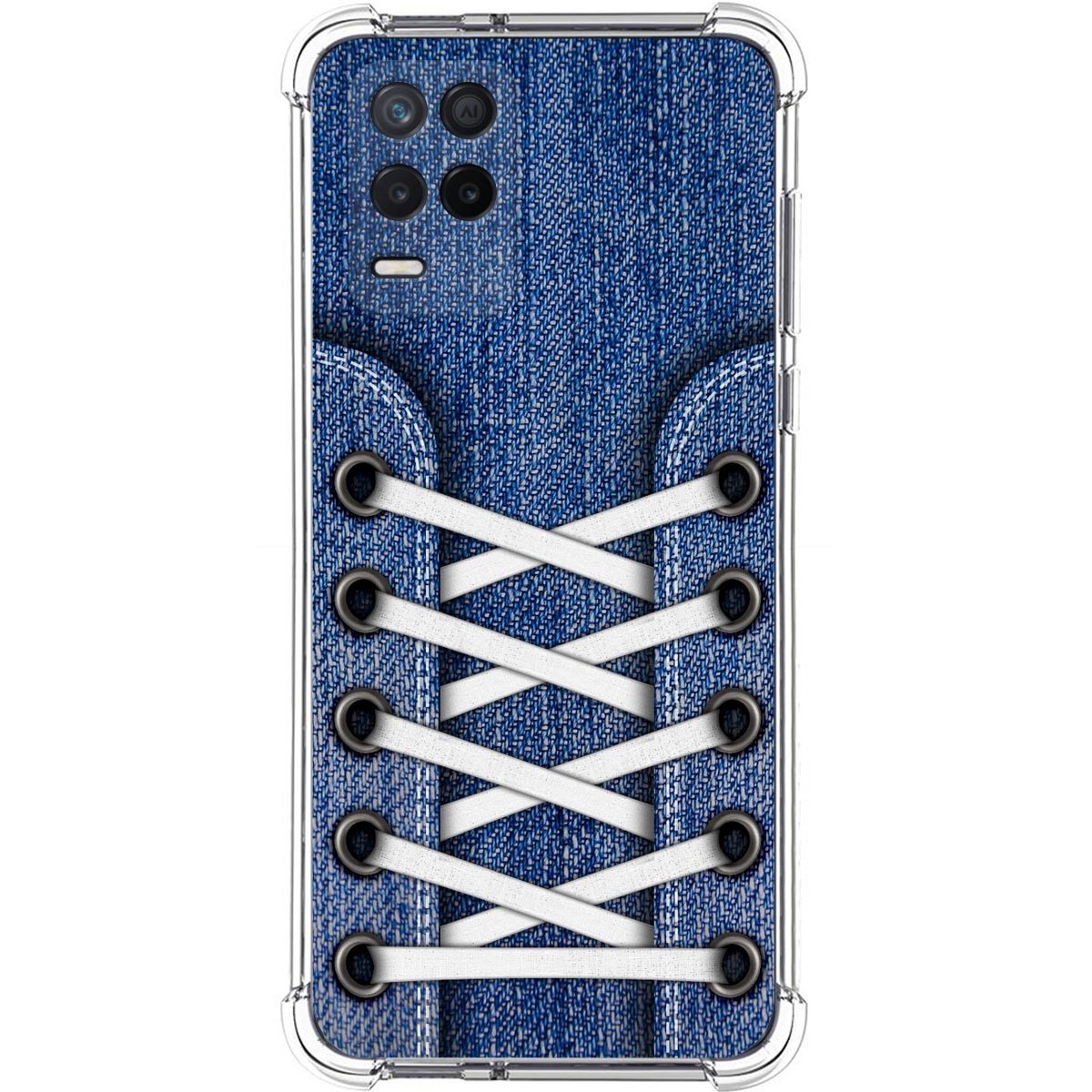 Funda Silicona Antigolpes para Realme 8 5G / Narzo 30 5G diseño Zapatillas 01 Dibujos