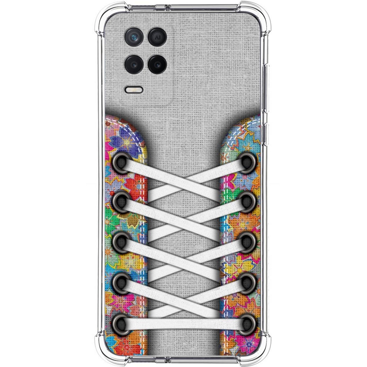 Funda Silicona Antigolpes para Realme 8 5G / Narzo 30 5G diseño Zapatillas 04 Dibujos